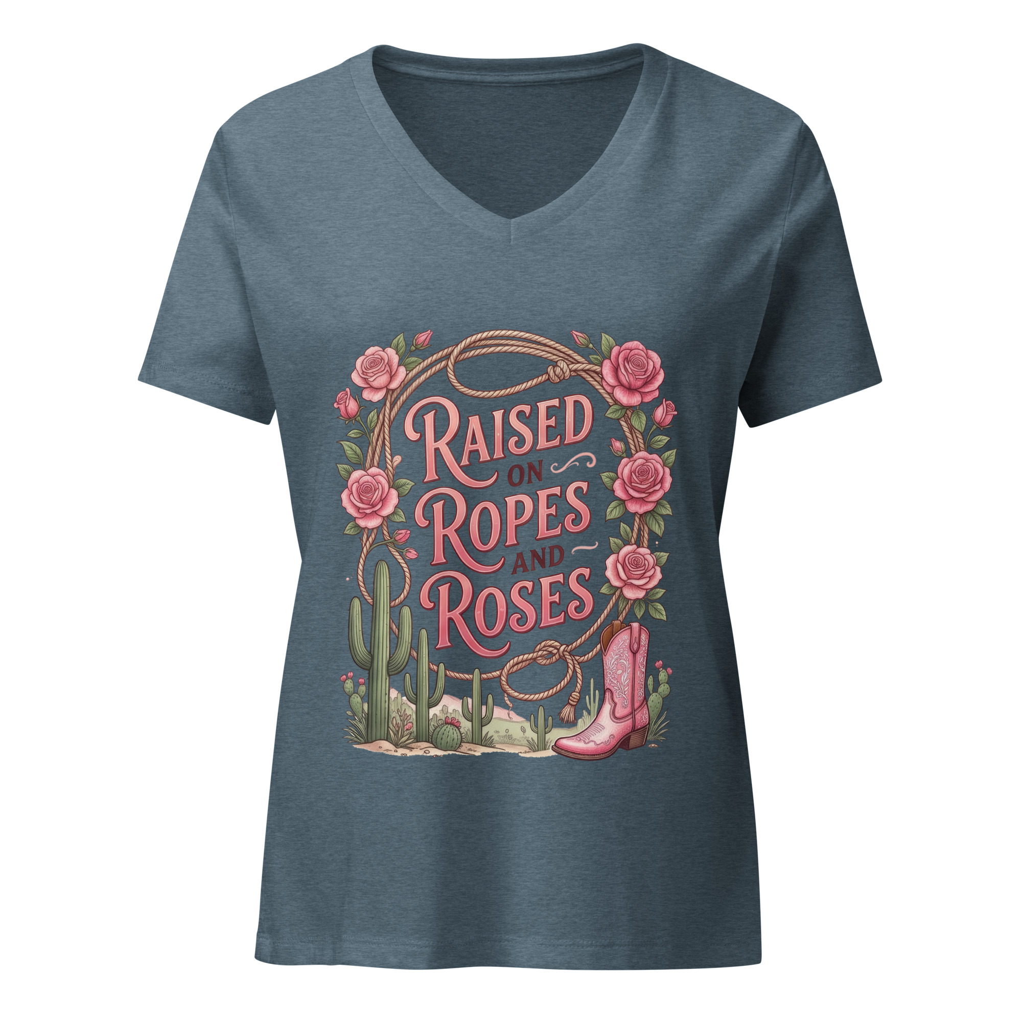 Women’s relaxed v-neck t-shirt