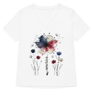 Women’s relaxed v-neck t-shirt